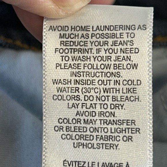 Frame Le Garcon Crop Denim Jeans Dark Wash Jeans Straight Leg Women's Size 30 - Picture 10 of 10